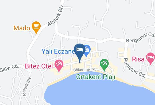 Bodrum - Bitezyalihan Otel Maps