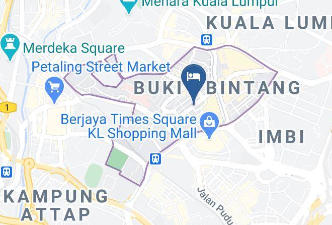Kuala Lumpur - Bitz Bintang Hotel Maps