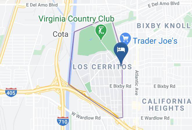 Los Angeles - Bixby Knolls Motel Maps