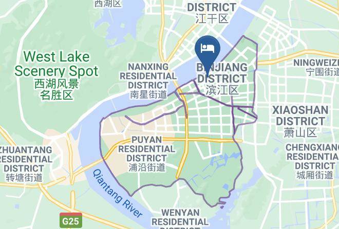 Hangzhou - Biz Boutique Hotel Maps