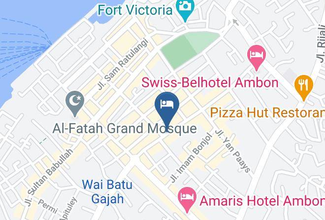 Ambon - Biz Hotel Ambon Maps
