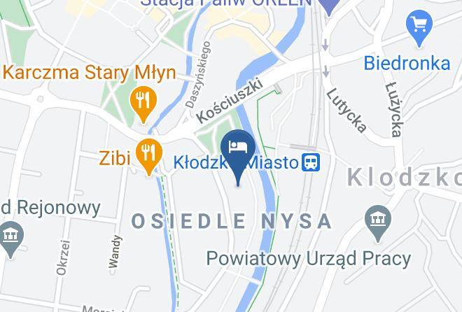 Klodzki - Bizancjum Pokoje Goscinne Maps
