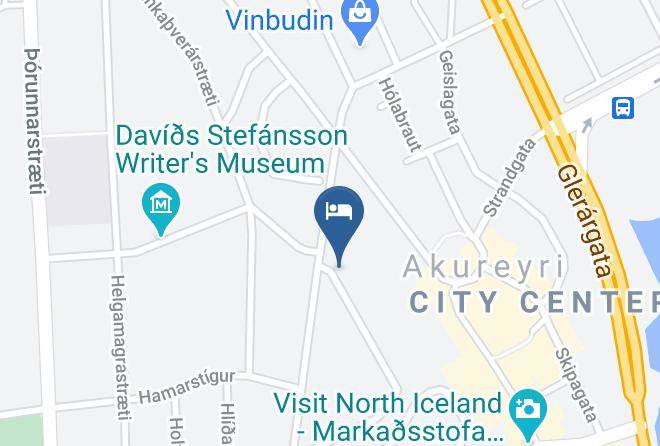 Akureyri - Bjarmo Gisting Maps
