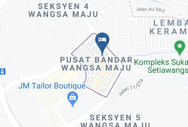 Kuala Lumpur - Bjorn Boutique Wangsa Maju Maps