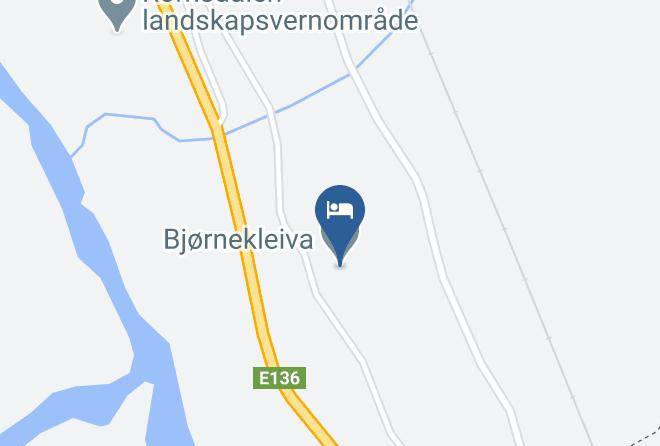 Rauma - Bjornekleiva Hytteutleie Maps