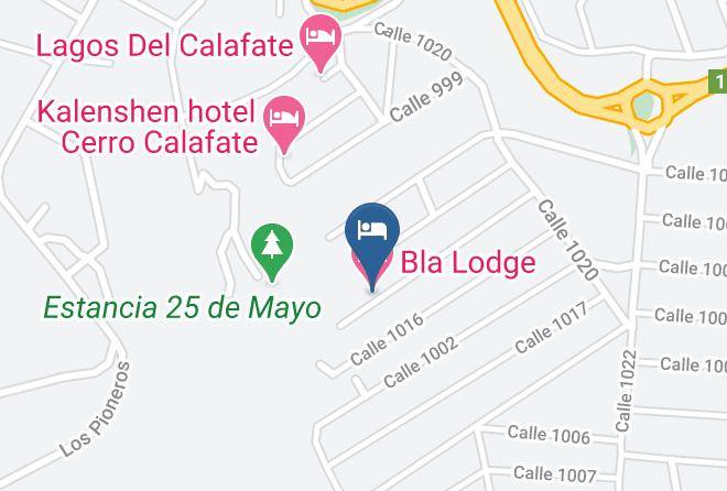 Lago Argentino - Bla Lodge Maps