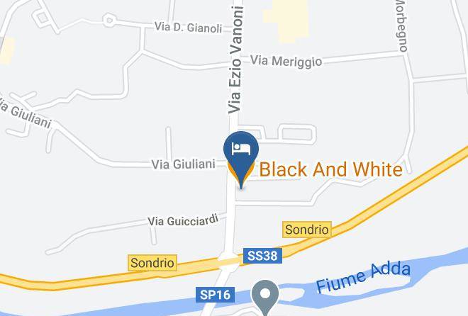 Sondrio - Black And White Maps