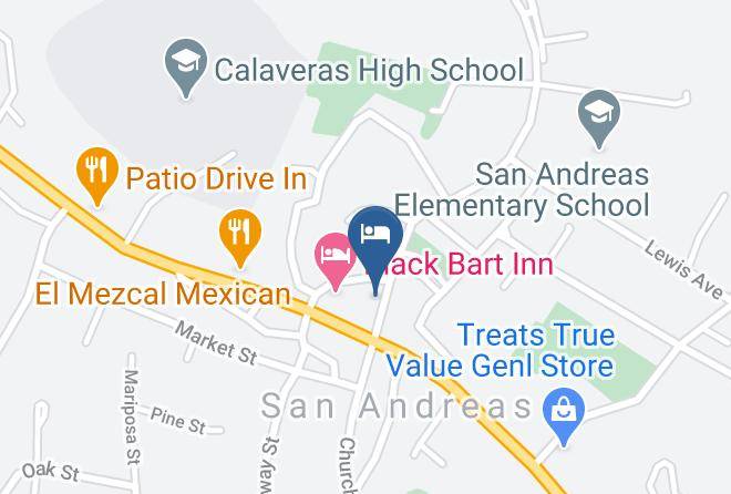 Calaveras - Black Bart Inn Maps