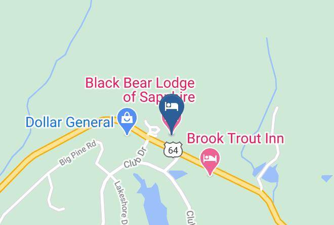 Transylvania - Black Bear Lodge Of Sapphire Maps