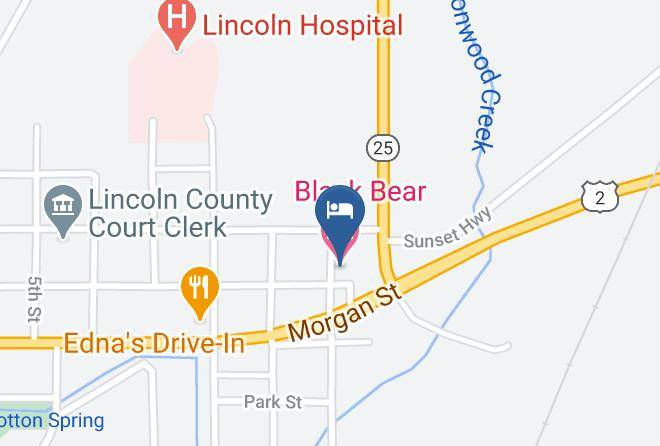 Lincoln - Black Bear Motel Maps