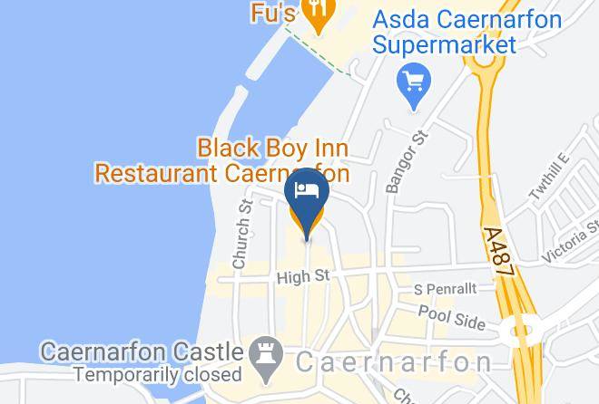 Gwynedd - Black Boy Inn Restaurant Caernarfon Maps