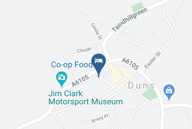 Scottish Borders - Black Bull Hotel Duns Maps