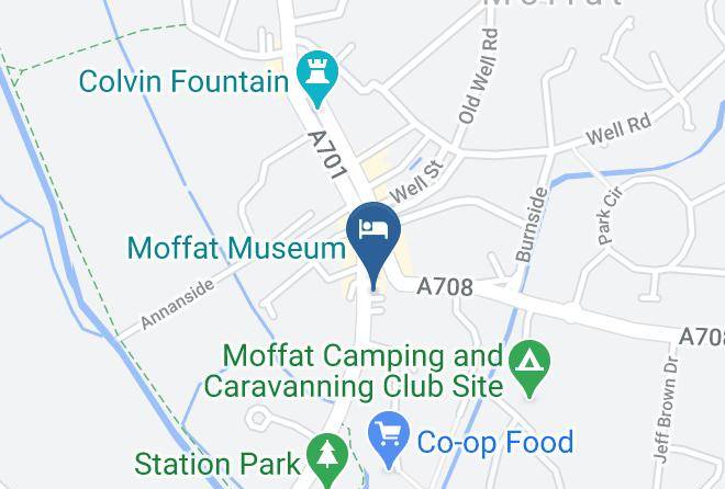 Dumfries And Galloway - The Black Bull Inn Moffat Maps