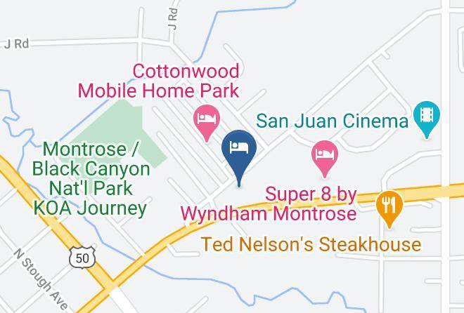 Montrose - Black Canyon Motel Maps