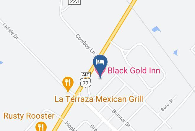 Lavaca - Black Gold Inn Maps