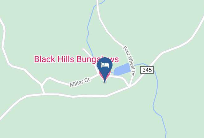 Custer - Black Hills Bungalows Maps