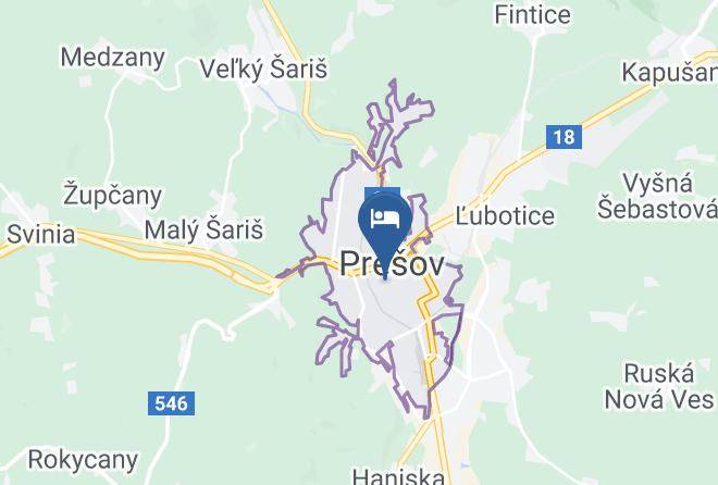 Presov - Black Horse Hotel Maps