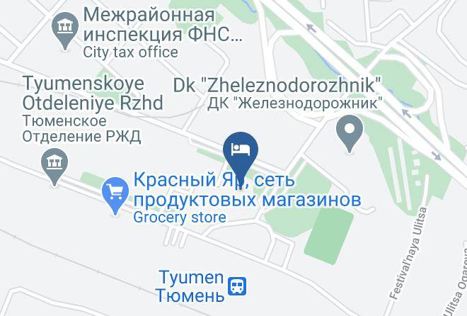 Tyumen - Black Hotel Maps