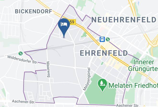 Cologne - Black Hotels Koln Maps
