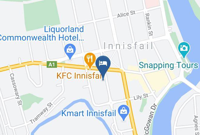 Cassowary Coast - Black Marlin Motel Maps