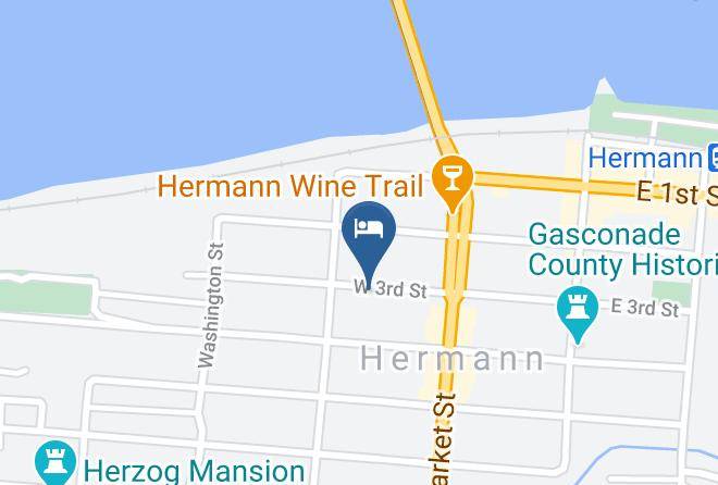 Gasconade - Black Oak Inn In Hermann Missouri Maps