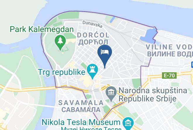 Belgrade City - Black Pearl Luxury Suites Maps