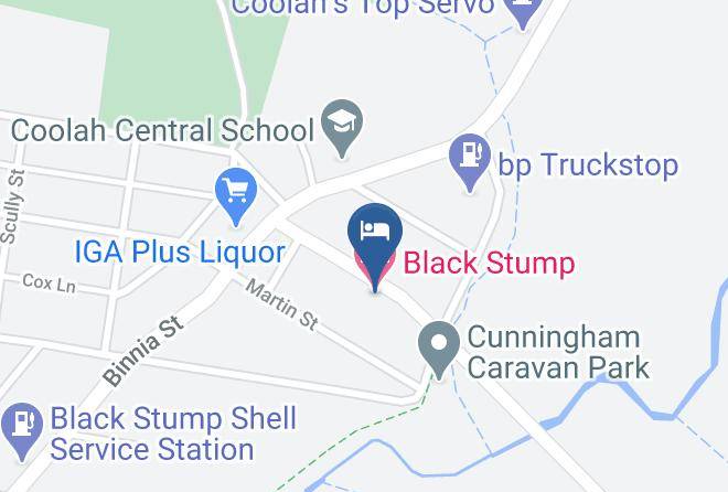Warrumbungle Shire - Black Stump Motel Maps