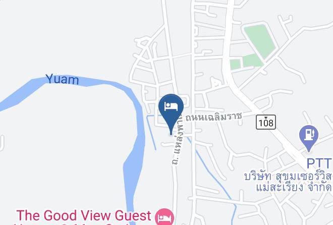 Amphoe Mae Sariang - Blackant Coffee&resort Maps