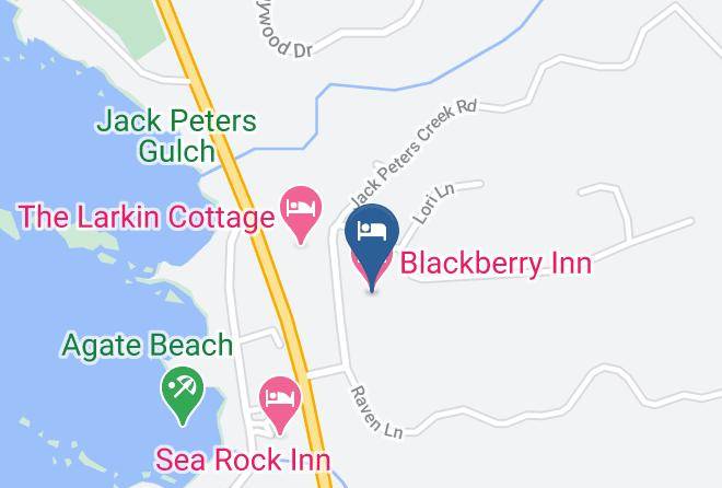 Mendocino - Blackberry Inn Maps