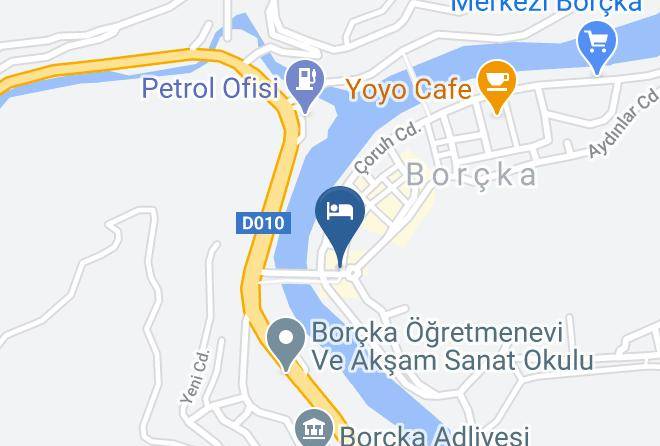 Borcka - Blacklake Otel Maps