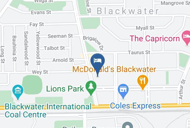 Central Highlands - Blackwater Motor Inn Maps