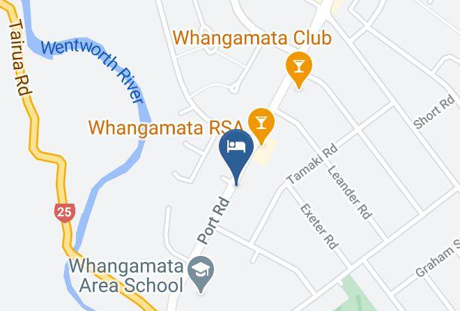 Thames Coromandel - Blake Court Motel Maps