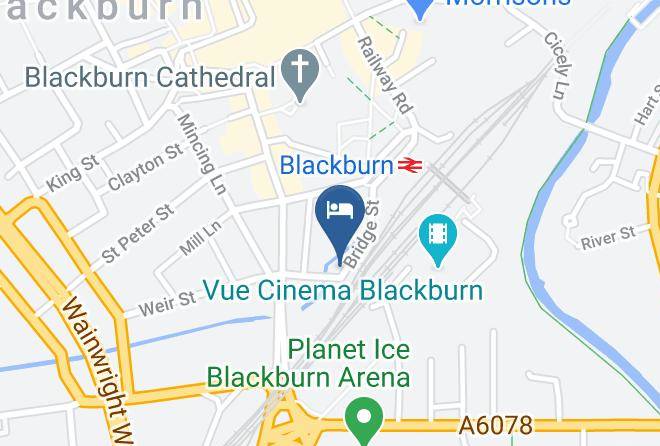 Blackburn With Darwen - Blakewater Hotel Maps