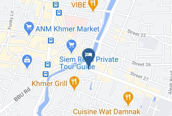 Blanc Smith Residence Karte - Siem Reap - Siem Reab Town