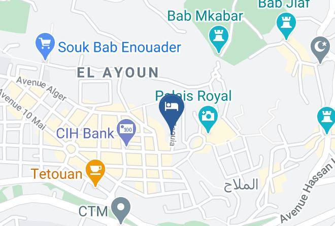 Tetouan - Blanco Riad Hotel & Restaurant Maps