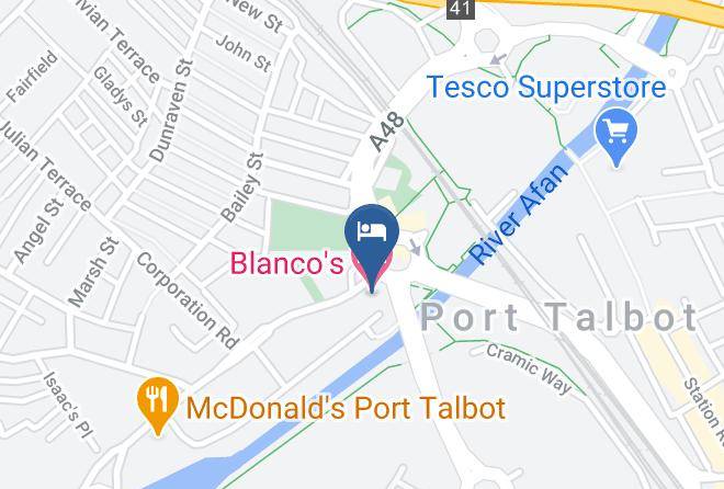 Neath Port Talbot - Blanco's Hotel Maps