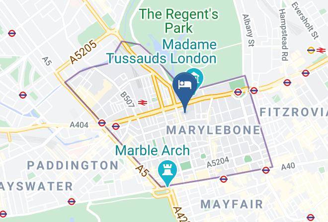 London - Blandford Hotel Maps