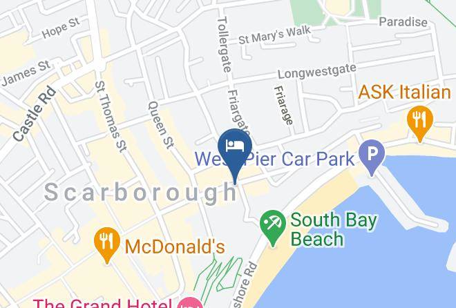 North Yorkshire - Blands Cliff Lodge B And B Maps