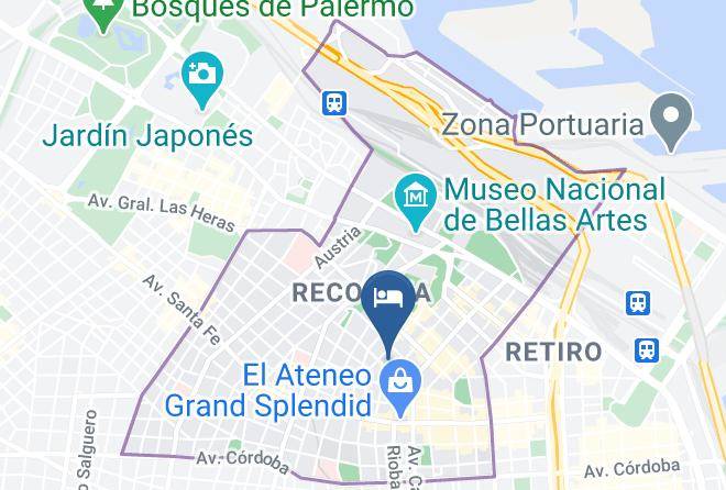 Buenos Aires - Blank Hotel Recoleta Maps