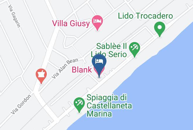 Taranto - Blank Hotel Maps