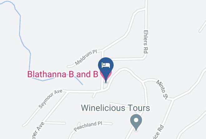 Central Okanagan - Blathanna B And B Maps