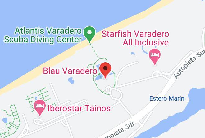 Blau Varadero Map