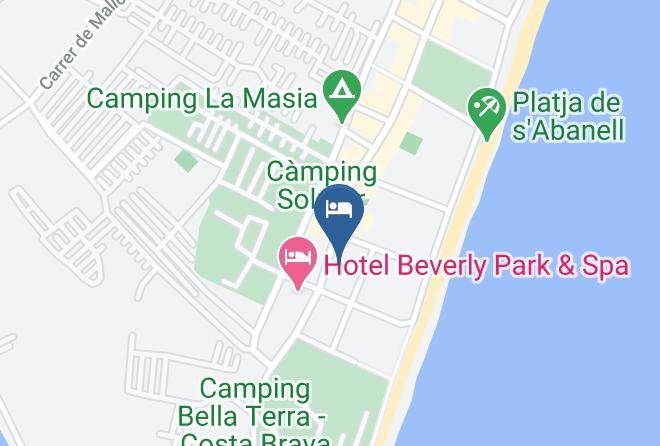 Blaucel & Blauhotelsblanes Map