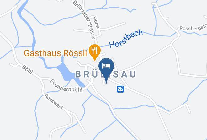 Appenzell Inner Rhodes - Blaue Krone Maps