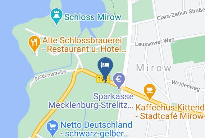 Mecklenburgische Seenplatte - Blaue Maus Restaurant & Ferienwohungen Maps