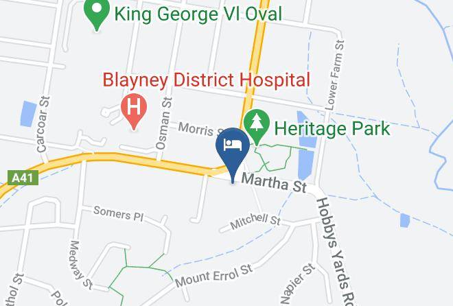 Blayney - Blayney Goldfields Motor Inn Maps