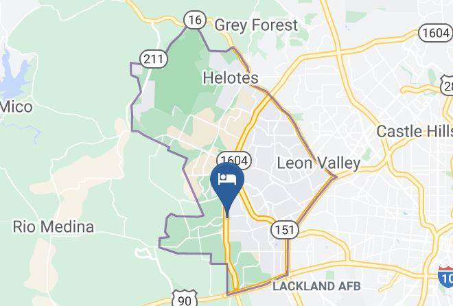Bexar - Blazing Star Rv Resort Maps