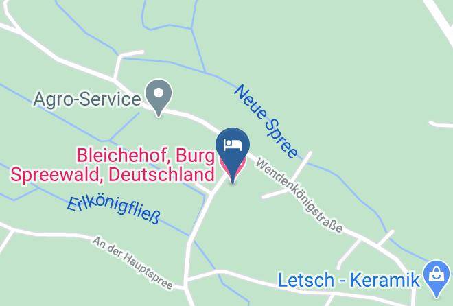 Spree Neise - Bleichehof Burg Spreewald Deutschland Maps