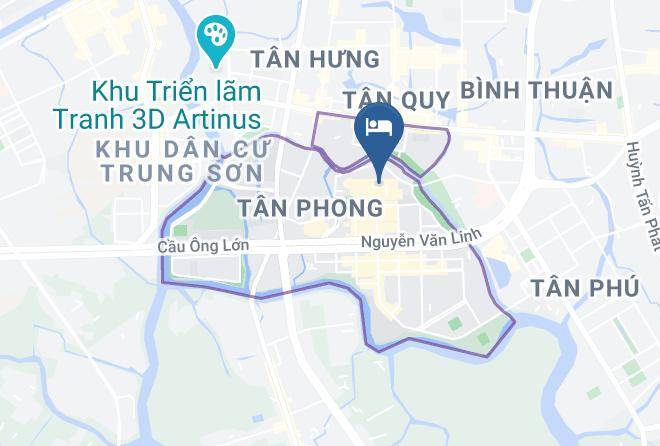 Blessed Hotel Map - Ho Chi Minh City - Tan Phong