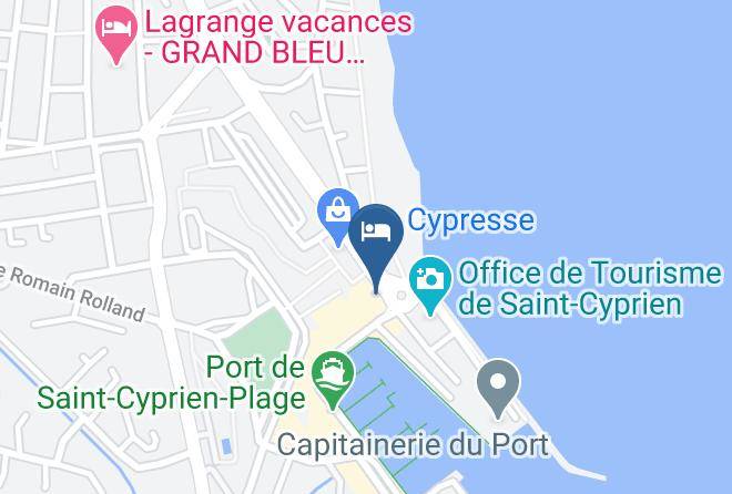 Pyrenees Orientales - Bleu Mer Duplex & Suites Maps